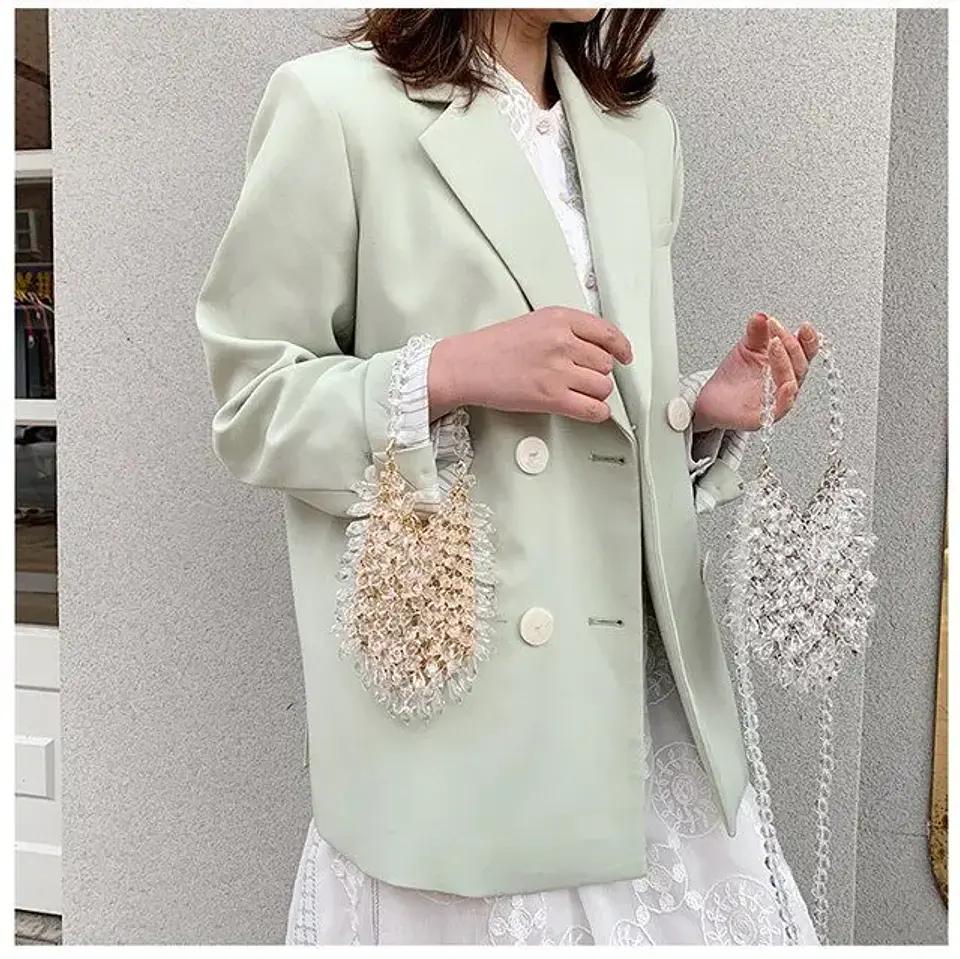 Beaded Handbag Sweet Bride's Handbag Fashion Dinner Bag Banquet Bag Women's Shoulder Bag 53