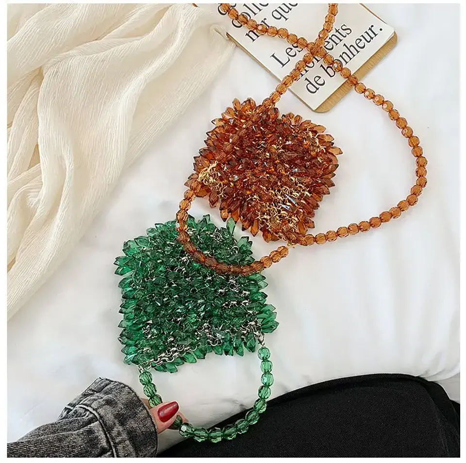 Beaded Handbag Sweet Bride's Handbag Fashion Dinner Bag Banquet Bag Women's Shoulder Bag 55