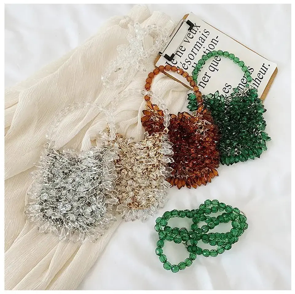 Beaded Handbag Sweet Bride's Handbag Fashion Dinner Bag Banquet Bag Women's Shoulder Bag 56