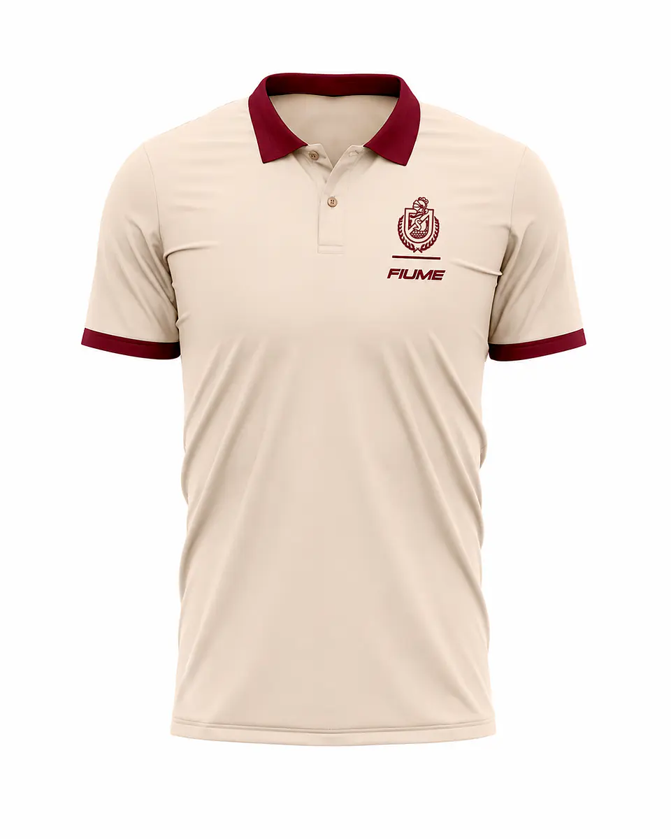 Polera con Cuello Crema Adulto 2026 1