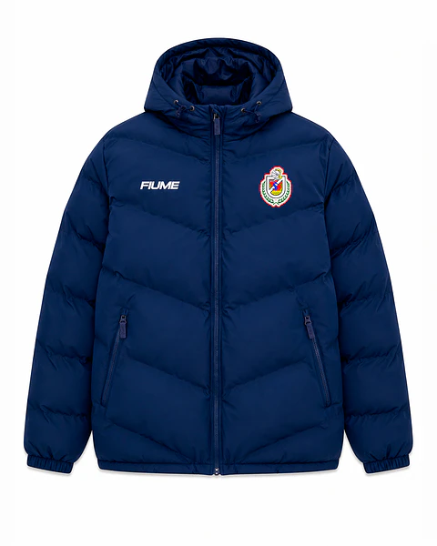 Parka Inflada Azul Adulto 2026