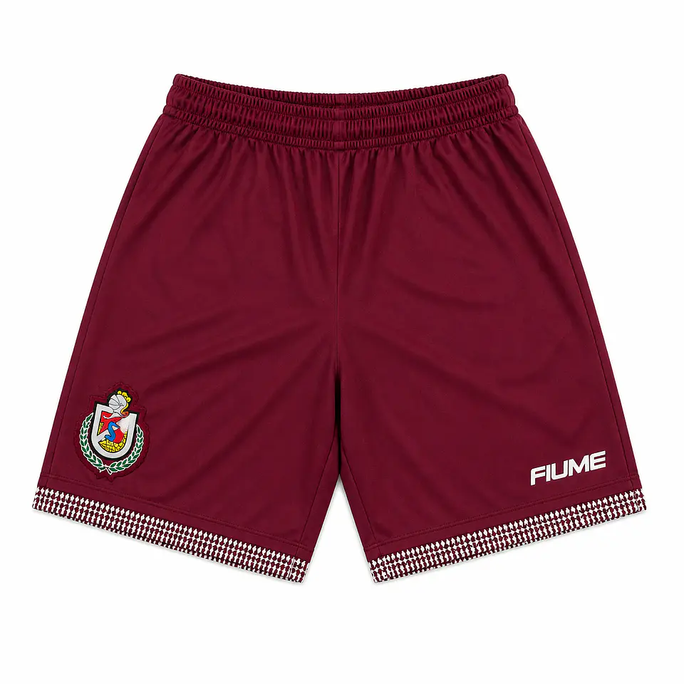 Short Entrenamiento Adulto Granate 2025 1