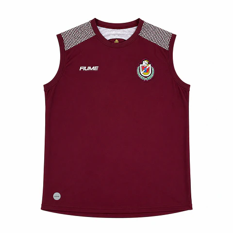 Camiseta Entrenamiento Sin Mangas Adulto Granate 2025