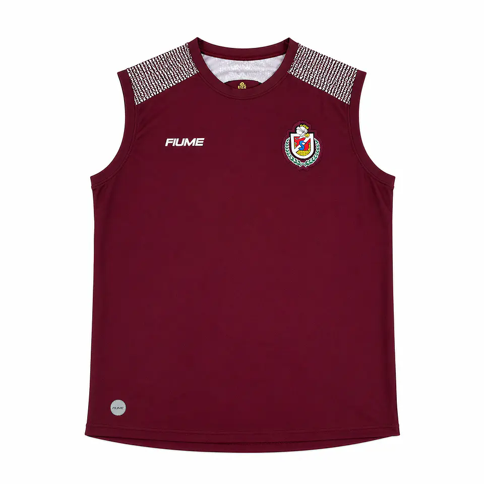 Camiseta Entrenamiento Sin Mangas Adulto Granate 2025 1