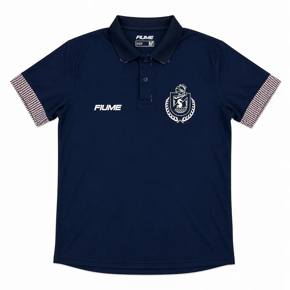 Polera con Cuello Azul Adulto 2025 1