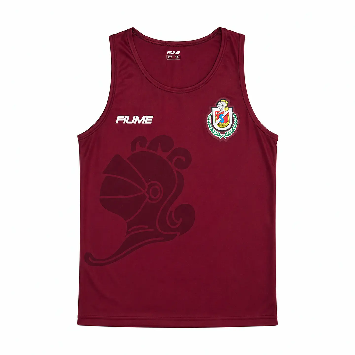 Camiseta Sin Mangas Adulto Granate 2025 1
