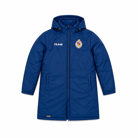 Parka Larga Azul Adulto 2026