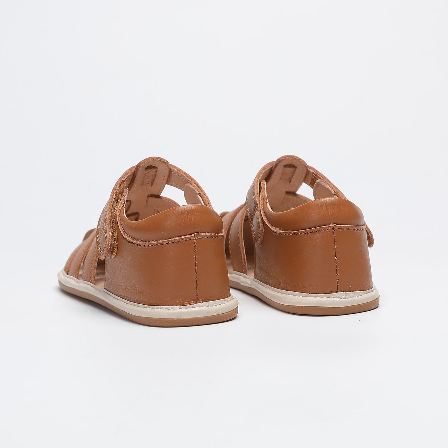 Sandalias baby de Cuero HELGAR Brown 6