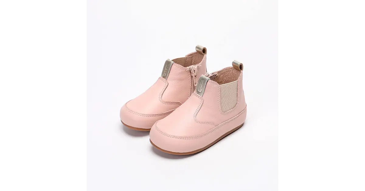 Botín de Cuero CHELSEA Pink