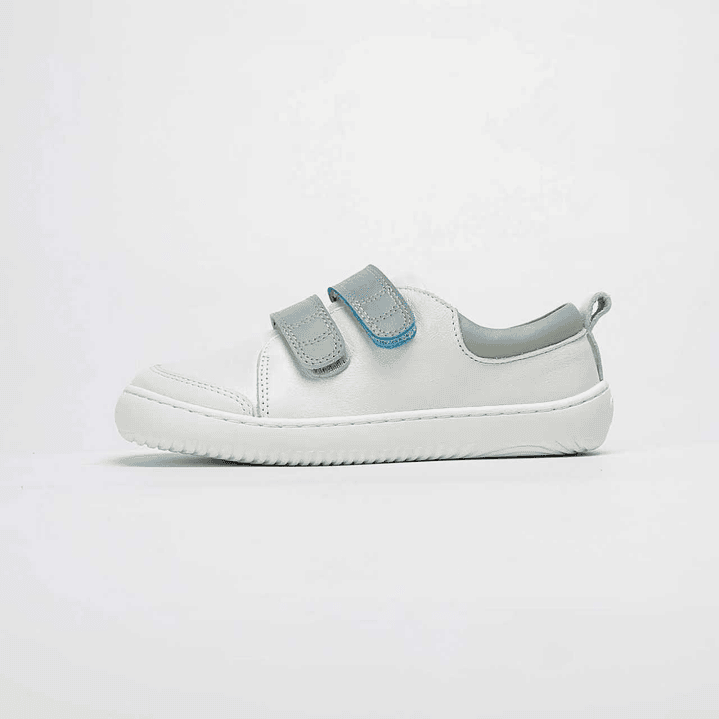 Zapatillas de Cuero MERAKI WHITE/BLUE (Children) 4