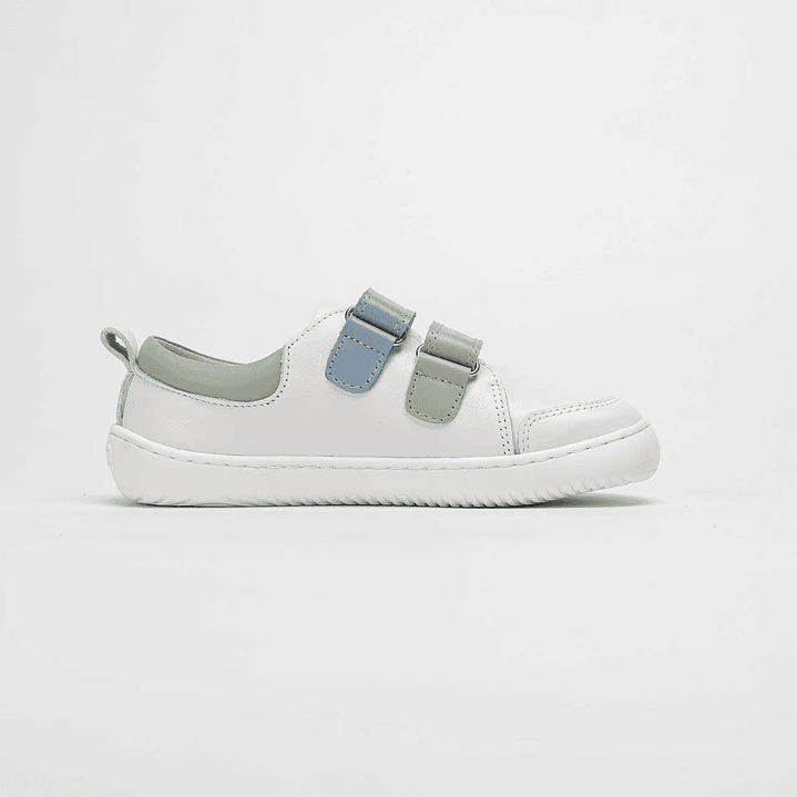 Zapatillas de Cuero MERAKI WHITE/BLUE (Children) 6