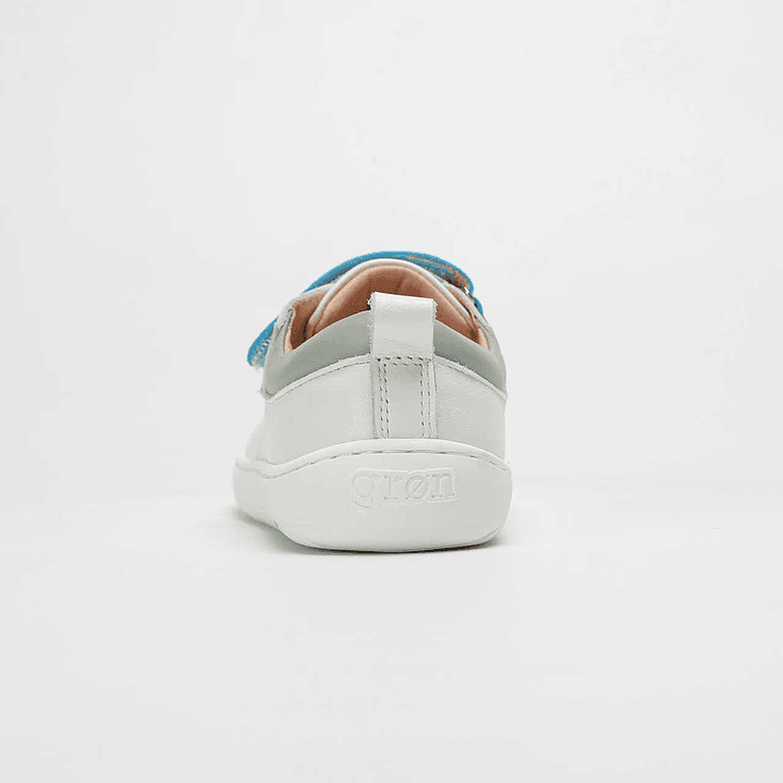 Zapatillas de Cuero MERAKI WHITE/BLUE (Children) 5