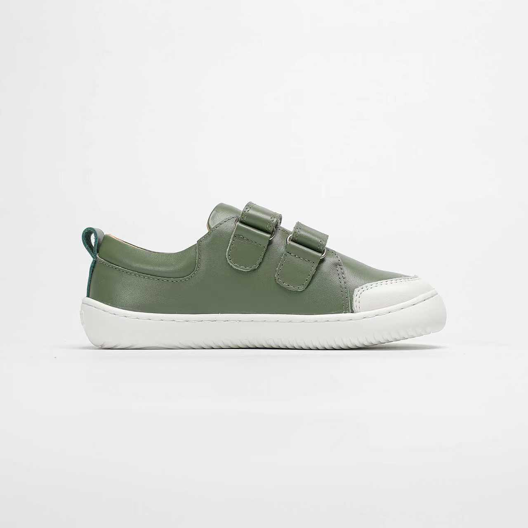 Zapatillas de Cuero MERAKI ARMY GREEN (Children) 6
