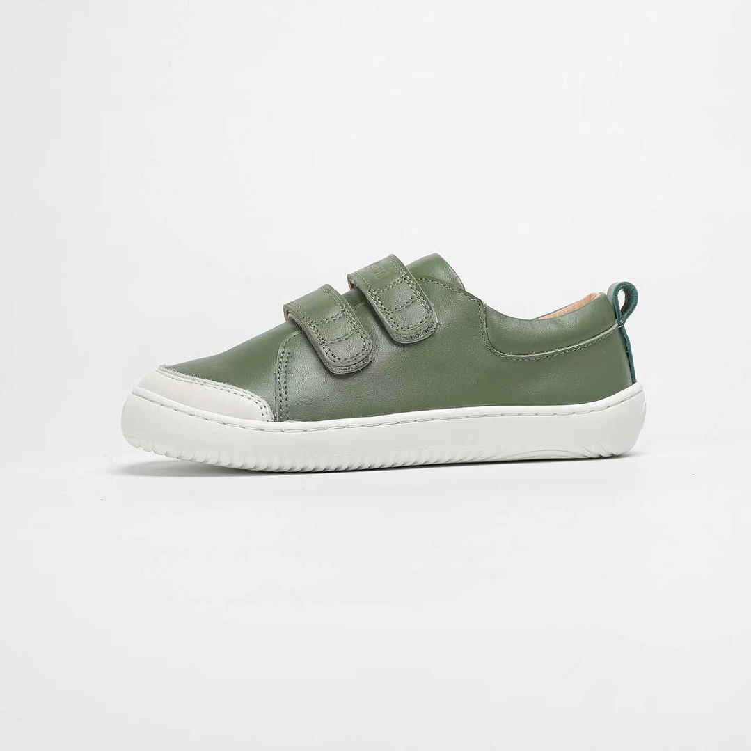 Zapatillas de Cuero MERAKI ARMY GREEN (Children) 4