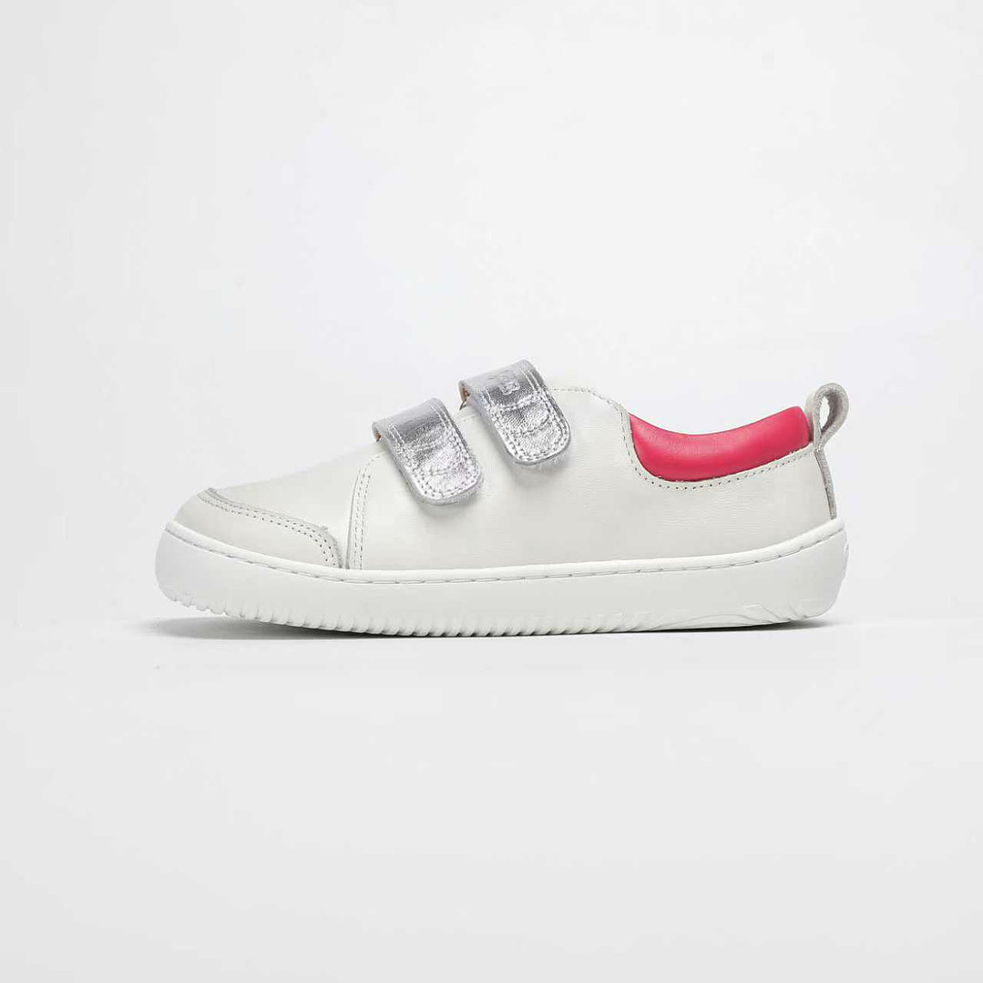 Zapatillas de Cuero MERAKI SILVER/FUCHSIA (Children) 4