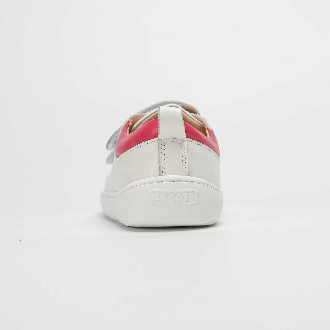 Zapatillas de Cuero MERAKI SILVER/FUCHSIA (Children) 5