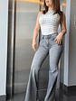 FLARE JEANS GUAPAS GRAFITO - Miniatura 2