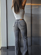 FLARE JEANS GUAPAS GRAFITO - Miniatura 3