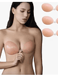 Sostén Silicona Adhesivo Broche Delantero Nude - Miniatura 1