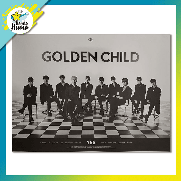 POSTER GOLDEN CHILD - YES VERSION 2