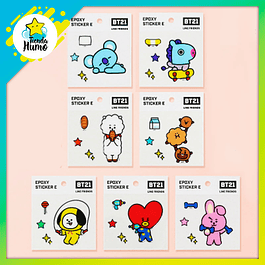 BT21 OFFICIAL - EPOXY STICKER E