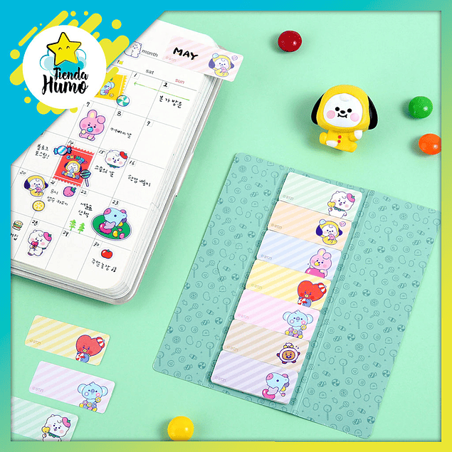 BT21 OFFICIAL - BABY STICKY INDEX