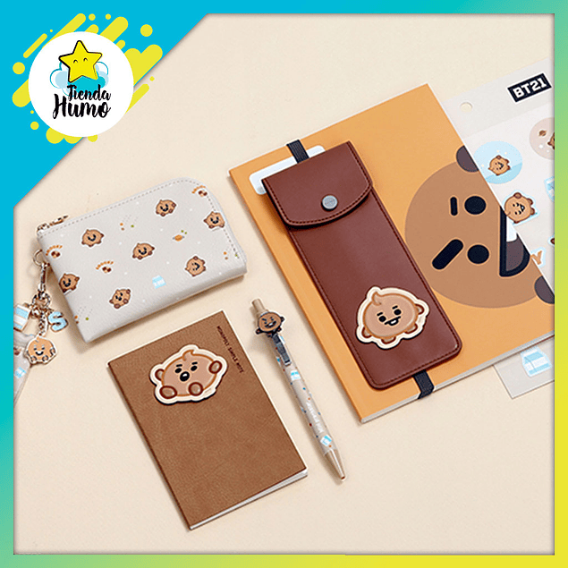 BT21 OFFICIAL - LEATHER STICKER 
