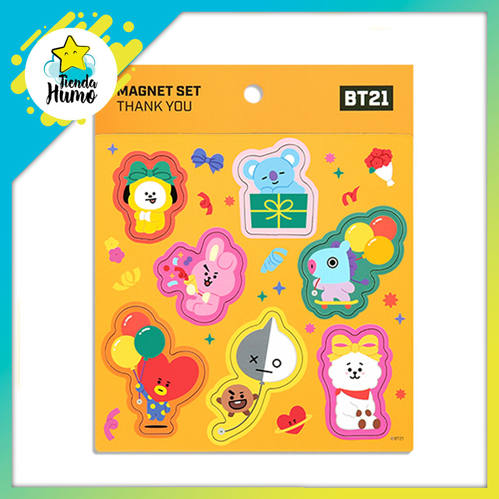 BT21 OFFICIAL - MAGNET SET