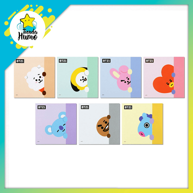 BT21 OFFICIAL - MEMO PAD SQUARE