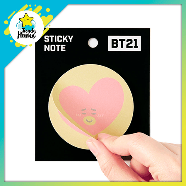 BT21 OFFICIAL - POST IT CIRCLE