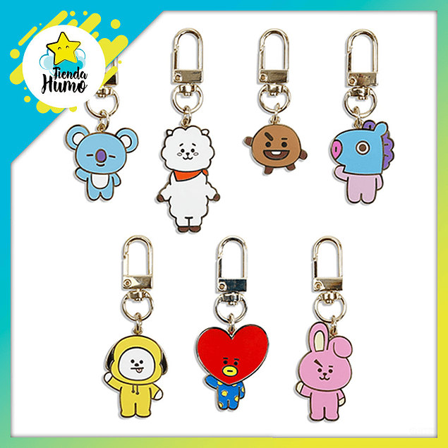 BT21 OFFICIAL - SIMPLE KEYRING