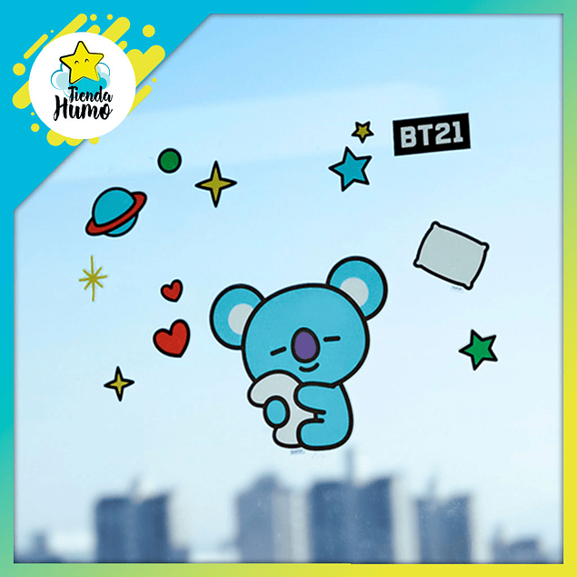 BT21 OFFICIAL - WALL DECO STICKER