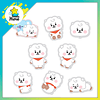 BT21 OFFICIAL - BIG STICKER RJ