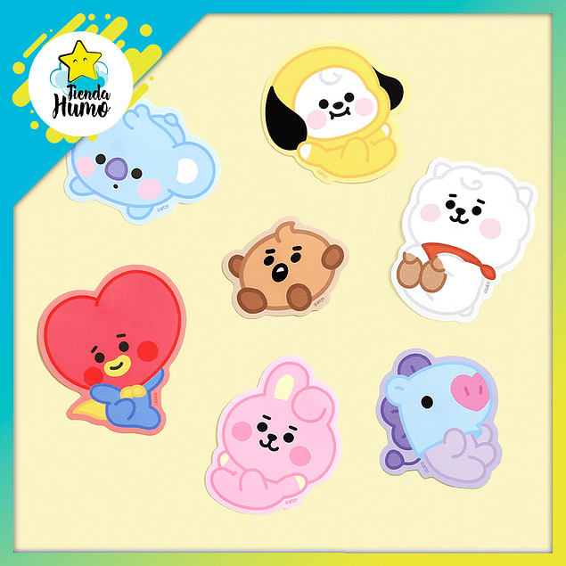 BT21 OFFICIAL - BIG STICKER CHIMMY