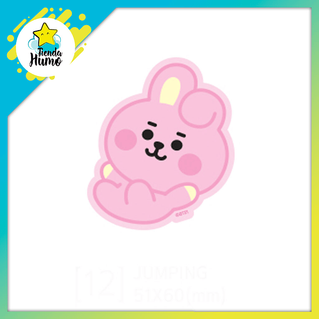 BT21 OFFICIAL - BIG STICKER COOKY