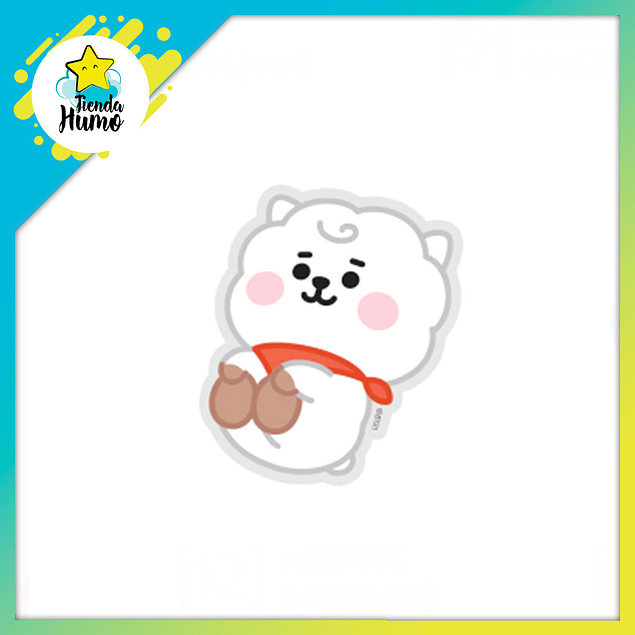 BT21 OFFICIAL - BIG STICKER RJ