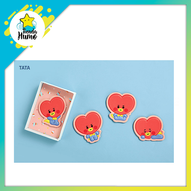 BT21 OFFICIAL - LEATHER STICKER 