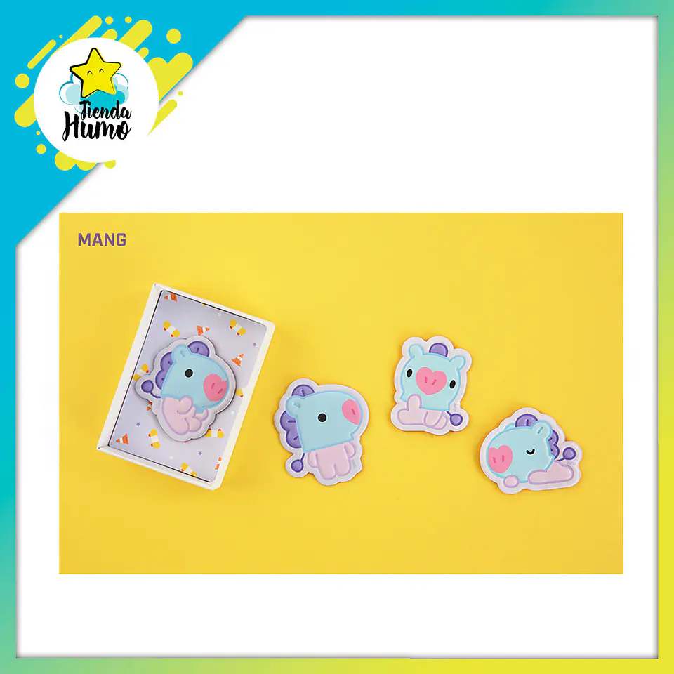 BT21 OFFICIAL - LEATHER STICKER  2