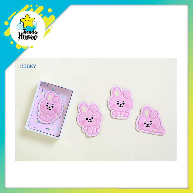 BT21 OFFICIAL - LEATHER STICKER 