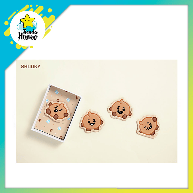 BT21 OFFICIAL - LEATHER STICKER 