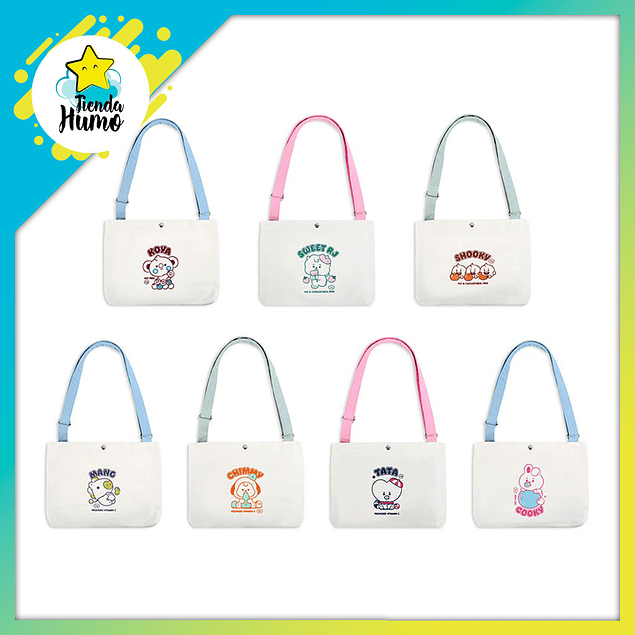 BT21 OFFICIAL - CANVAS CROSS BAG JELLY CANDY