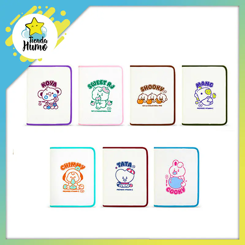 BT21 OFFICIAL - CANVAS BOOK POUCH JELLY CANDY 1