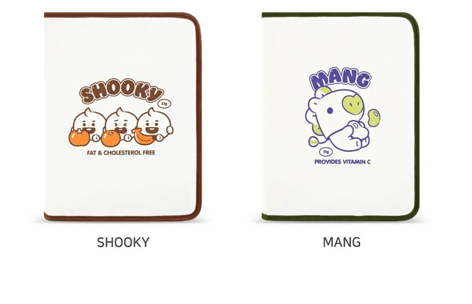 BT21 OFFICIAL - CANVAS BOOK POUCH JELLY CANDY 2