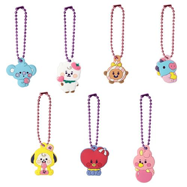 BT21 OFFICIAL - SIMPLE KEYRING JELLY CANDY