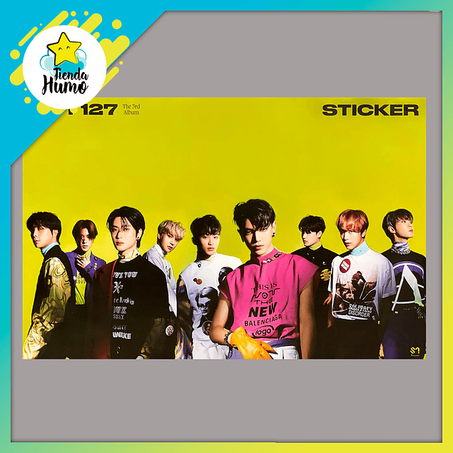 POSTER NCT 127 - STICKER (STICKY Ver.)