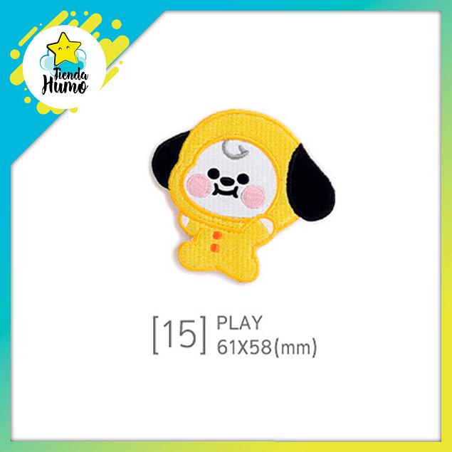 BT21 OFFICIAL - BABY WAPPEN BADGE L CHIMMY
