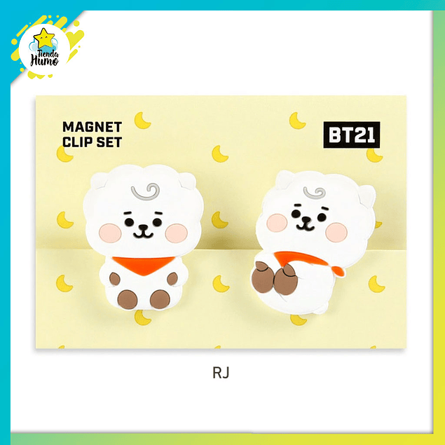 BT21 OFFICIAL - BABY MAGNET CLIP SET