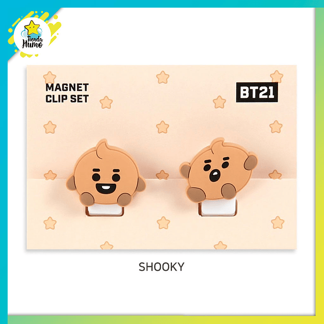 BT21 OFFICIAL - BABY MAGNET CLIP SET