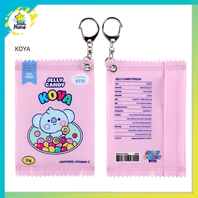 BT21 OFFICIAL - JELLY CANDY POUCH SMALL