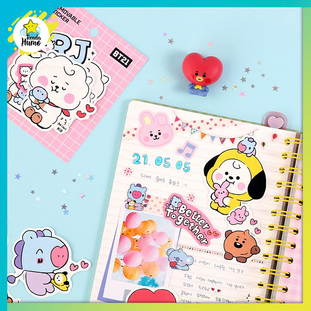 BT21 OFFICIAL - REMOVABLE STICKER [LITTLE BUDDY]